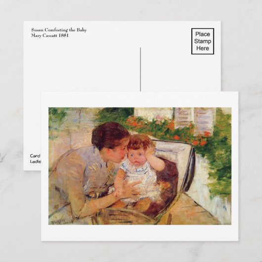 Mary Cassatt Postkarte (Vorne/Hinten)