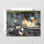 Mary Cassatt. Sommerpostkarte Postkarte (Vorne/Hinten)
