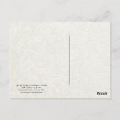 Mary Cassatt "Spring: Margot Standing in a Garden" Postkarte (Rückseite)