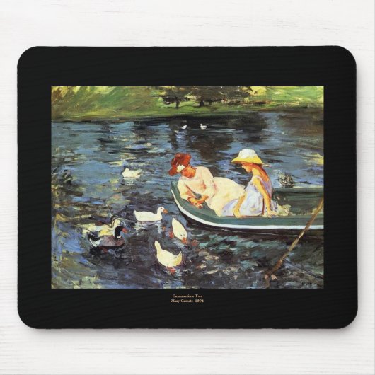 Mary Cassatt Summertime Mousepad (Vorne)