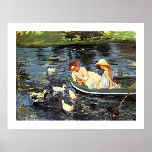 Mary Cassatt Summertime Zwei Poster (Vorne)