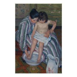 Mary Cassatt The Child's Bath Glossy Poster