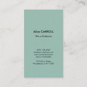 Mary Cassatt - Young Mother Näwing - QR-Code Visitenkarte (Rückseite)