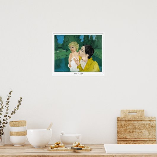 Mary Cassatt Zedign Art Poster #128 (Küche)