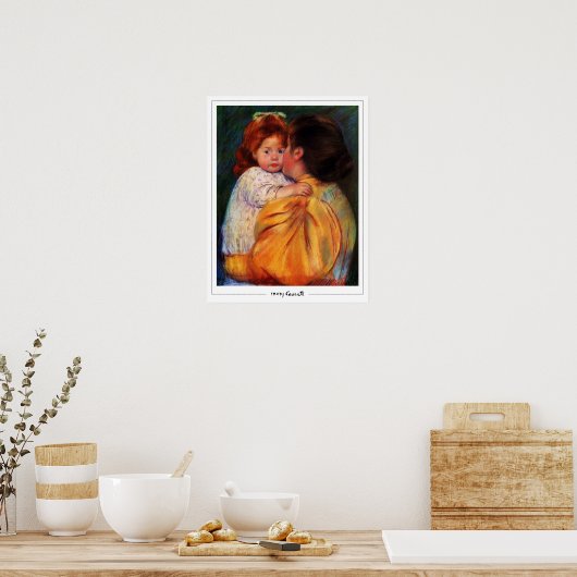 Mary Cassatt Zedign Art Poster #165 (Küche)