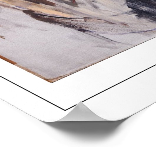 Mary Cassatt Zedign Art Poster #221 (Ecke)