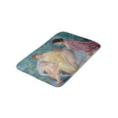 Mary Cassatt - Zwei Mütter und Kinder in einem Boo Badematte (Schrägansicht)