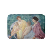 Mary Cassatt - Zwei Mütter und Kinder in einem Boo Badematte (Vorderseite)