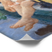 Mary Cassatt - Zwei Mütter und Kinder in einem Boo Poster (Ecke)