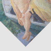 Mary Cassatt - Zwei Mütter und Kinder in einem Boo Seidenpapier (Detail)