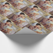 Mary Cassattmutter und -kind Geschenkpapier (Ecke)