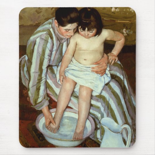 Mary Cassatts Das Bad des Kindes (circa 1892) Mousepad (Vorne)