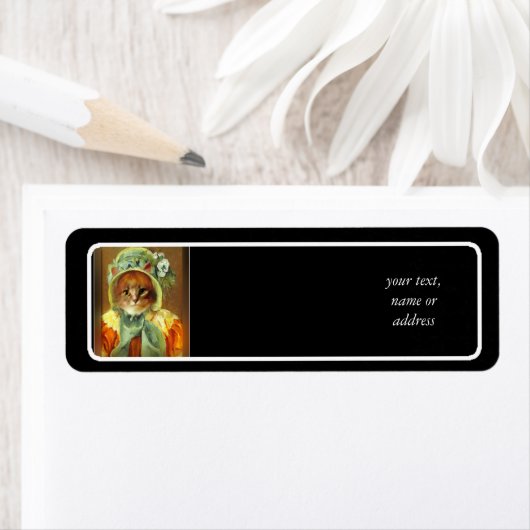 Mary Cassatts Katze in Bonnet (Insitu)