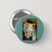 Mary Cassatts Kinderbad (ca. 1892) Button (Vorne & Hinten)