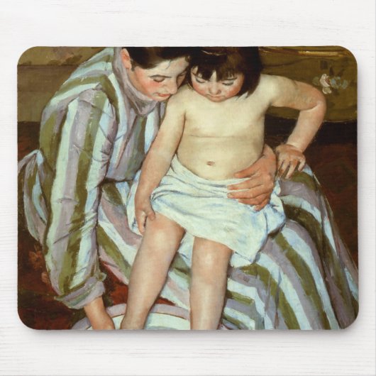 Mary Cassatts Kinderbad (ca. 1892) Mousepad (Vorne)