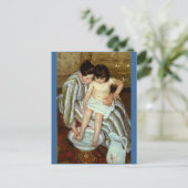 Mary Cassatts Kinderbad (ca. 1892) Postkarte (Stehend Vorderseite)