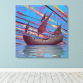 Mary Celeste Stretched Canvas Print Leinwanddruck (Insitu (Holzboden))