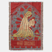 Mary & Child - Weihnachtsschuhe Decke (Vorderseite Vertikal)