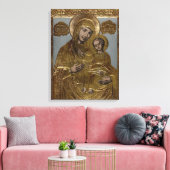 Mary Christ Child Gold Lithograph 1872 Leinwanddruck (Insitu (Wohnzimmer))