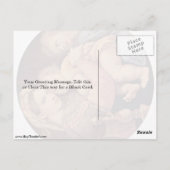 Mary, Christ Child und John the Baptist von Raffae Postkarte (Rückseite)