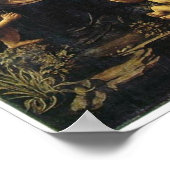 Mary, Christ Kind und Engel von Leonardo da Vinci Poster (Ecke)