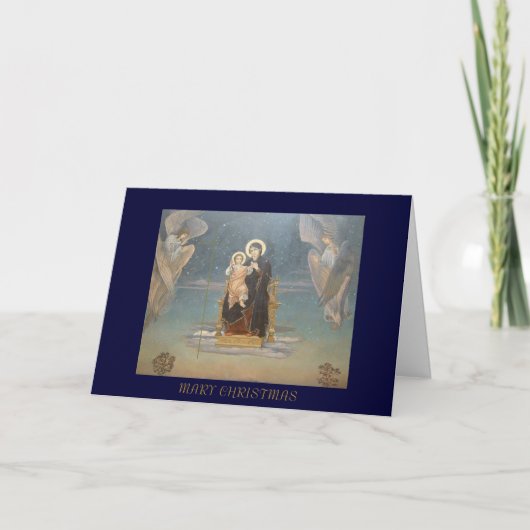 MARY CHRISTMAS FEIERTAGSKARTE (Vorderseite)