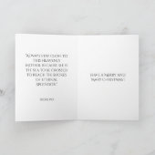 Mary Christmas Feiertagskarte (Innenseite)