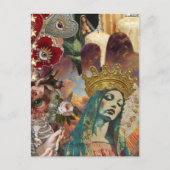 Mary Collage Postkarte (Vorderseite)