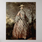Mary Countess Howe von Thomas Gainsborough Poster (Vorne)