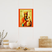 Mary Czestochowa 2 Poster A (Küche)