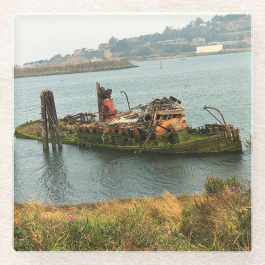 Mary D. Hume, Gold Beach, Oregon Glasuntersetzer (Vorderseite)