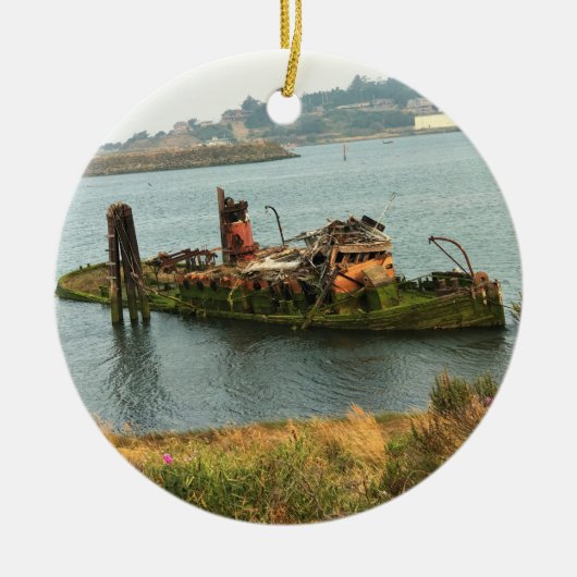 Mary D. Hume, Gold Beach, Oregon Keramik Ornament (Vorne)