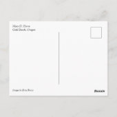 Mary D. Hume, Gold Beach, Oregon Postkarte (Rückseite)