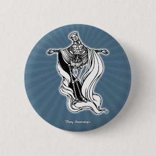 Mary-Dampf-Jungfrau Button