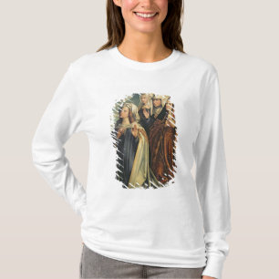 Mary der Vermittler mit Joanna das wütende T-Shirt
