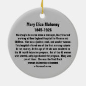 Mary Eliza Mahoney First Black Nurse RN Keramik Ornament (Hinten)