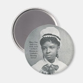 Mary Eliza Mahoney First Black Nurse RN Magnet (Vorderseite/Rückseite)