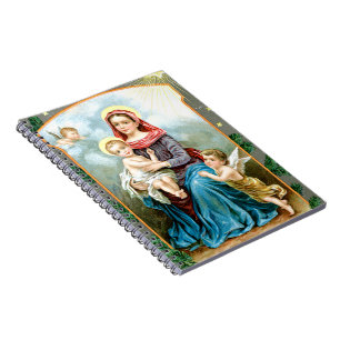 Mary-Engel und Baby Jesus Notizblock