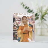 Mary Figurine Postkarte (Stehend Vorderseite)