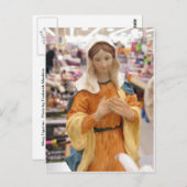 Mary Figurine Postkarte (Vorne/Hinten)