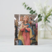 Mary Figurine Postkarte (Stehend Vorderseite)