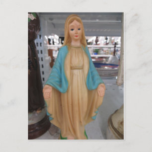 Mary Figurine Postkarte