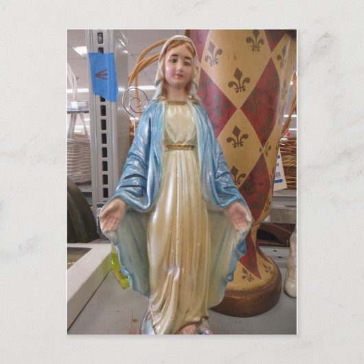 Mary Figurine Postkarte (Vorderseite)