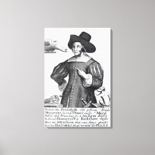 Mary Frith Leinwanddruck (Vorderseite)