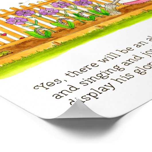 Mary ganz im Gegensatz zur Schrift Poster (Ecke)