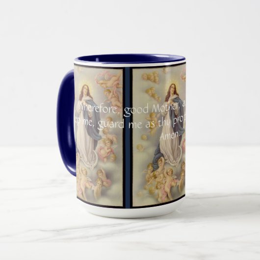 Mary, gesegnete Mutter. Tasse (Vorderseite Links)