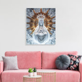 Mary - Gold und Eis 2 Leinwanddruck (Insitu (Wohnzimmer))