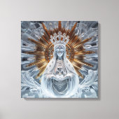 Mary - Gold und Eis 2 Leinwanddruck (Vorderseite)