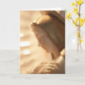 Mary Gruß/Note Card Karte (Gelbe Blume)