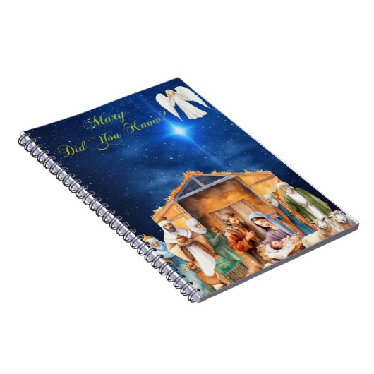 Mary Habt ihr es gewusst?" - SpiralNotebook Notizblock (Rechte Seite)